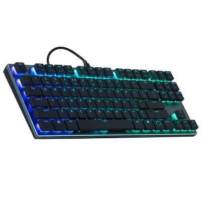 Cooler Master SK630 Black Gaming Keyboard Cherry MX LOW PROFILE English Hebrew  - Image 1 of 4