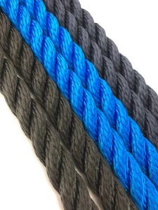 Cuerda de amarre - 3 hebras 10 mm - flotante - pesca - varios colores/longitudes - Imagen 1 de 4