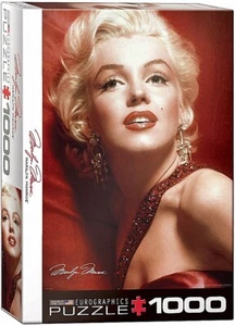 Marilyn Monroe Rot Satin Von Slam Shaw 1000pc Puzzle 68cm x 48cm - Picture 1 of 2