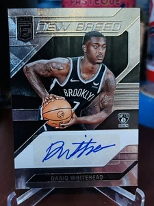 2023-24 Donruss Elite Dariq Whitehead New Breed AUTO - NETS - Picture 1 of 2
