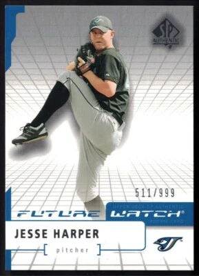 2004 SP Authentic #112  Future Watch - Jesse Harper #/999 - Image 1 of 2