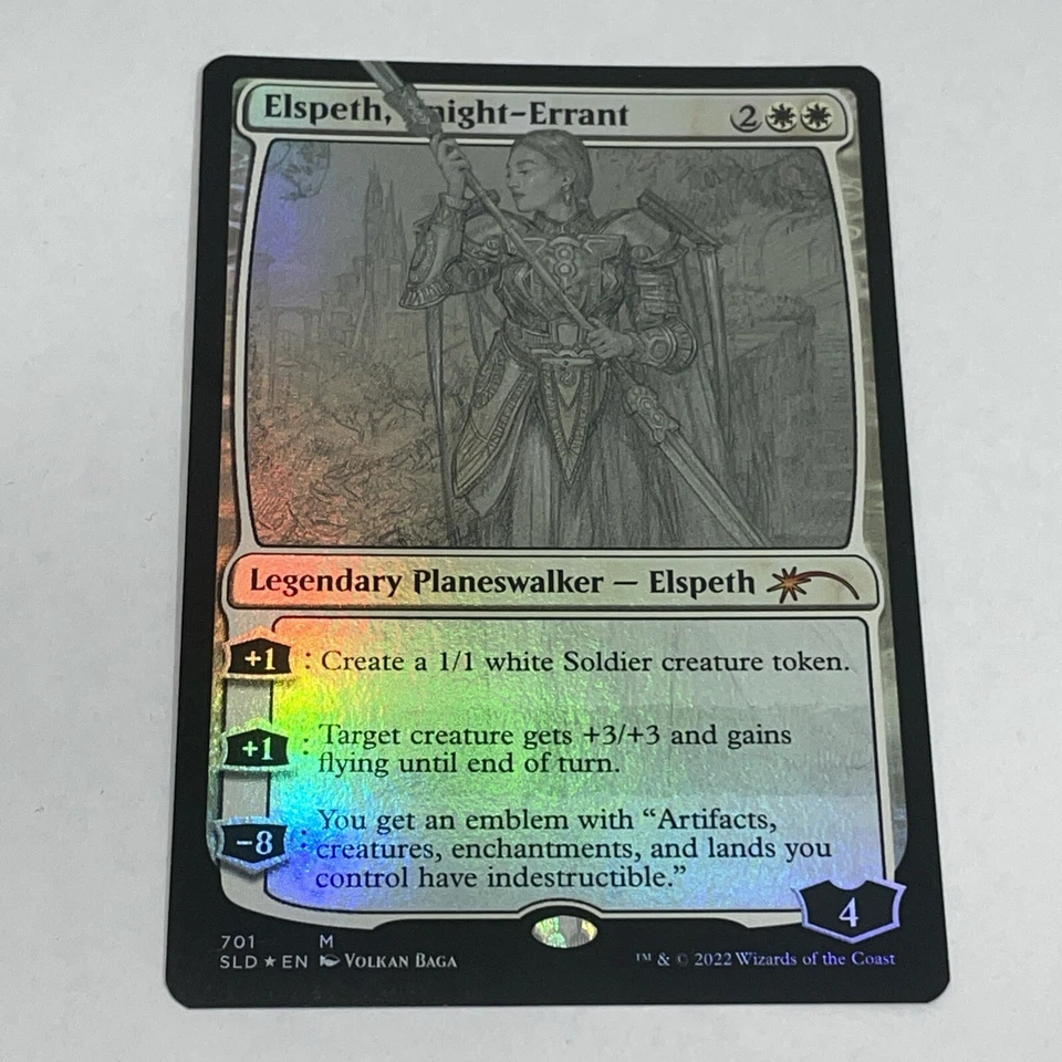 MTG - FOIL Showcase Elspeth, Knight-Errant - Mint Magic The Gathering - Image 1 of 1