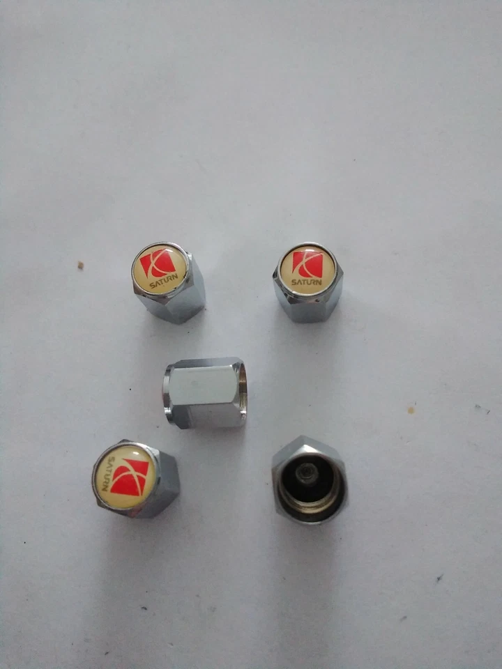 Set of 5 Wheel Tire Caps Air Valve Stem Cover For SATURN Truck Car Free Ship Foto 1 de 1