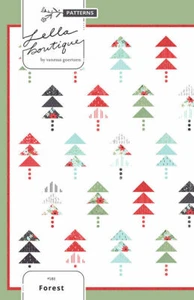 Quilt Pattern FOREST Moda LELLA BOUTIQUE Charm Pack Friendly LITTLE TREE - Picture 1 of 5