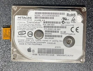 HTC426060G8CE00 Hitachi 60GB 1.8" IDE hard disk for notebook 4200RPM TESTED* - Picture 1 of 2