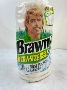 VINTAGE 1994 BRAWNY PICK-A-SIZE BIG ROLL PAPIERHANDTÜCHER - NEW OLD STOCK - Bild 1 von 7