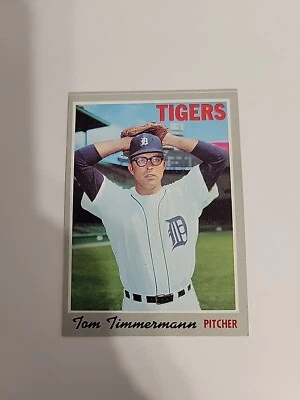 1970 Topps #554 Tom Timmermann Detroit Tigers   Rookie - Image 1 of 2
