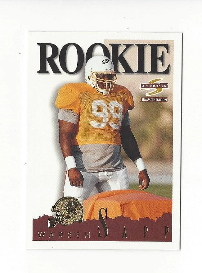 1995 Summit #169 Warren Sapp RC Rookie Buccaneers - Image 1 of 1