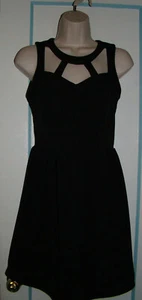 Forever 21 Little Black Cut Out Dress Sleeveless size Small - Picture 1 of 5