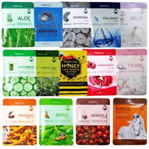 Máscara facial Farmstay paquete de sábanas coreanas cuidado facial de la piel K-Beauty cosméticos coreanos - Imagen 1 de 60