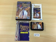 dg5138 Phantasy Star II Kaerazaru Toki no Owarini BOXED Mega Drive Genesis Japan