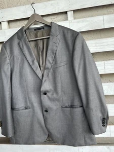 Hugo Boss Men's Gray Reda Super 100 Blazer Suit Sports Jacket Size 44R. - Picture 1 of 18