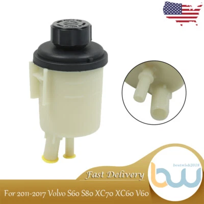 Fit For Volvo 2011-2016 S60 S80 XC70 XC60 2011-2017 V60 Power Steering Reservoir - Image 1 of 4