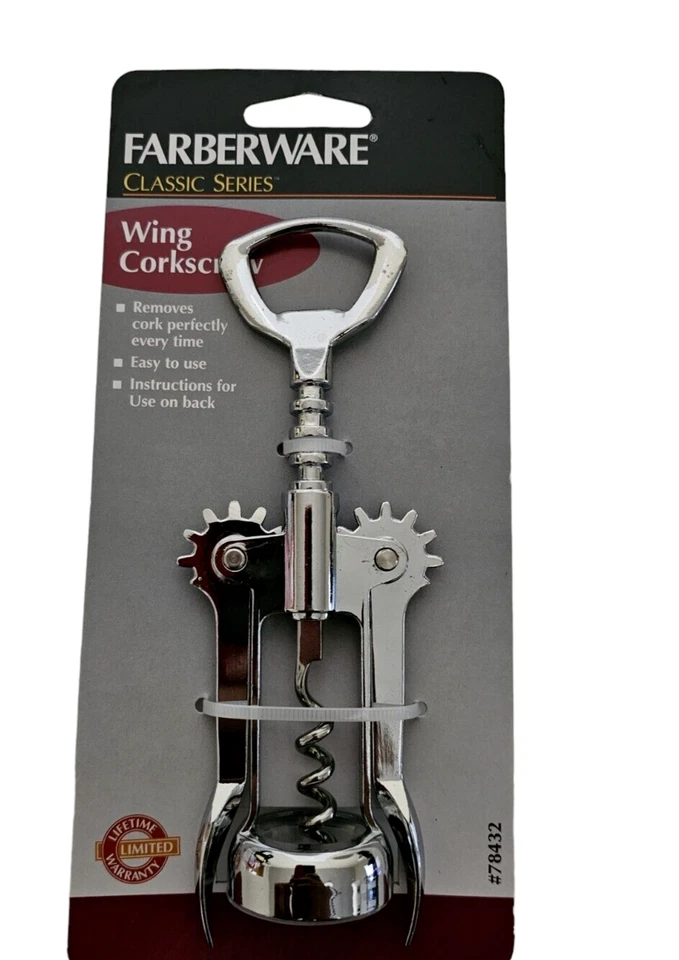 Farberware Classic Series Sacacorchos alado Abridor de botellas de vino #74832 NUEVO Foto 1 de 1