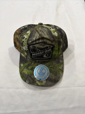 Mossy 橡木帽 Snap Back OC 狩猎迷彩布贴均码网眼布 — 第 1/3 张图片