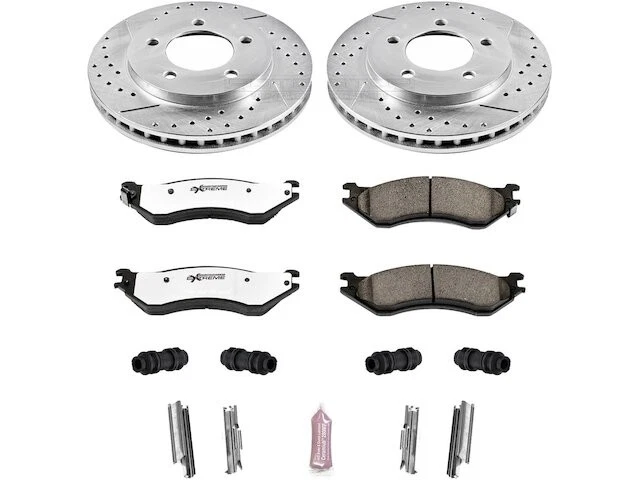 Kit de pastillas de freno delanteras y rotor para Lincoln Navigator 1998-2002 1999 2000 JJ318KC Foto 1 de 1