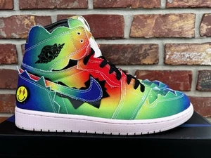 Nike Jordan 1 Retro OG High x J Balvin Tie Dye - Size US 12 - VNDS - Picture 1 of 13