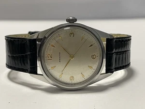 Zenith Sporto Stellina Acciaio 35 mm Vintage Top Condition cal. 106 - Picture 1 of 10