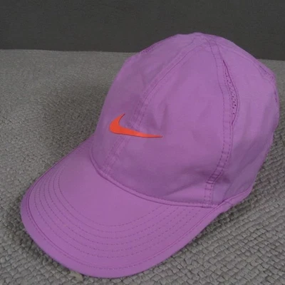 耐克 FeatherLight Dri Fit 帽子可调节肩带性能高能见度霓虹灯 — 第 1/4 张图片