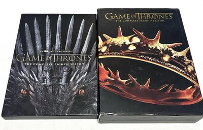 Game of Thrones: The Complete Second Season & Eighth Season  DVD, 5 & 4 Disc Set - Image 1 of 4