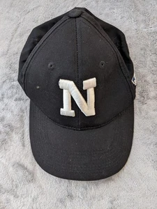 Team MLB Hat Cap Strap Back Mens Medium Black MLB Baseball N Letter - Picture 1 of 6