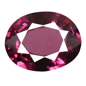 1.49 ct AAA+ First-class Oval Shape (8 x 6 mm) Pinkish Red Rhodolite Garnet - Picture 1 of 1