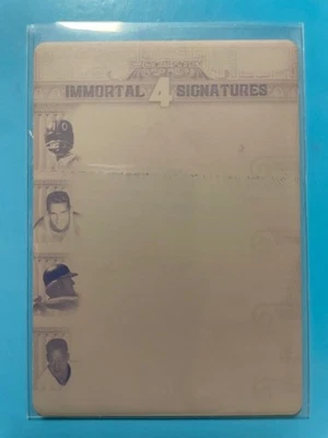 West / Rose / Howe - Hoja Ultimate 2021 “Immortal 4” I4S-02 placa magenta 1/1 Foto 1 de 2