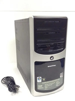 E-Machines AMD Athlon 64 x2 Dual Core 2.3Ghz Computer,1GB NoHDD SD Card Reader - Image 1 of 4