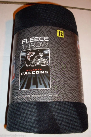 NFL Atlanta Falcons Rolled Fleece Blanket 45" x 60" Lights Design Cover