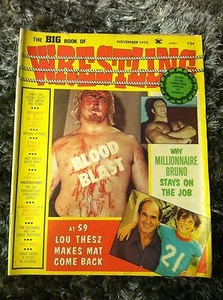 1975 WRESTLING BIG BOOK OF LOU THESZ HACKENSCHIDT SANY GEORGE SCOTT  MAGAZINE - Picture 1 of 1