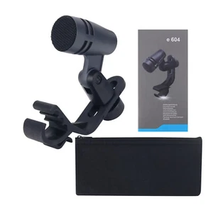 E604 Dynamic Microphone Cardioid Microphone Instrument Pickup Mic+Clip Arm Mount - Bild 1 von 6