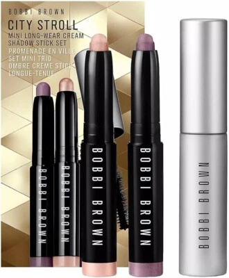 Bobbi Brown City Stroll Mini Long-Wear Cream Shadow Stick Set:Golden Pink &Mauve - Image 1 of 4