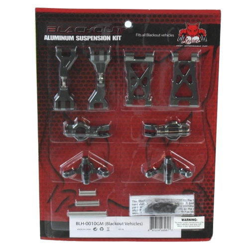 Redcat Racing BLH-0010GM Aluminum Hop Up Kit for Blackout Series RC'S BLH-0010GM - Image 1 of 1