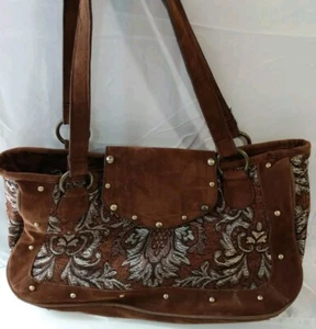 Brown Purse Tapestry Handbag - Picture 1 of 5