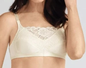 Amoena mastectomy bra Isabel 2118 Wire-Free Bra ivory off-white 34D NEW - Picture 1 of 1