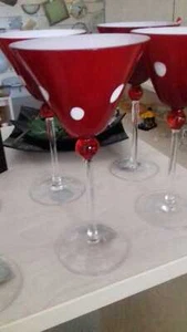MARTINI GLÄSER CF. 6 STÜCK SINATRA ROT - Bild 1 von 1