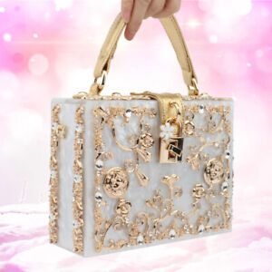 Acrylic Clutch Purse Glitter Clutch Bag Luxury Handbags Crossbody Bag Funny