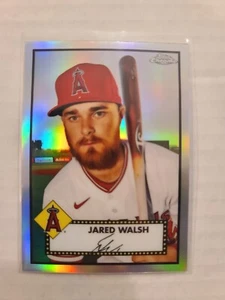 2021 Topps Chrome Platinum Anniversary Jared Walsh #258 Refractor LA Angels - Picture 1 of 2