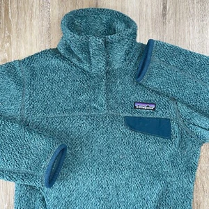 Pullover polar Patagonia Synchilla Snap-T® verde bosque para mujer XS cálido 25440 - Imagen 1 de 17