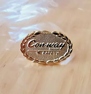 Goldton Con-Way Conway Frachtsicherheitspreis Sammlerstück Mitarbeiter Reversnadel - Bild 1 von 6
