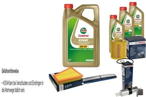 BOSCH inspektionspaket 8 L Castrol EDGE 5W-30 M für BMW X1 xDrive20i xDrive28i - Bild 1 von 12