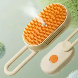 Spazzola Peli Cane Gatto3 in 1 Spazzola per Capelli Spazzola Elettrica Pulizia Animali Domestici Spazzola Spray a Vapore - Foto 1 di 21