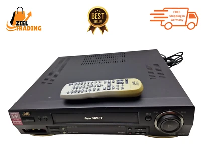 JVC HR-S6711 Super VHS ET Videorecorder + Fernbedienung-Getestet! - Bild 1 von 4