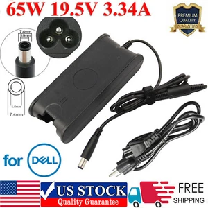 For Dell Latitude E6320 P12S001 Laptop 65W Charger AC Adapter Power Supply Cord - Picture 1 of 12