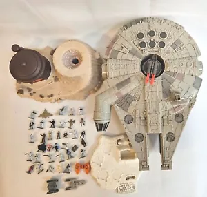 Micro Macchine Vintage Galoob Millennium Falcon, Palazzo Jabbas, Figure e Spedizioni - Foto 1 di 21