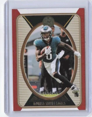 2022 Panini Legacy Red DeVonta Smith 159/299 Eagles - Image 1 of 2