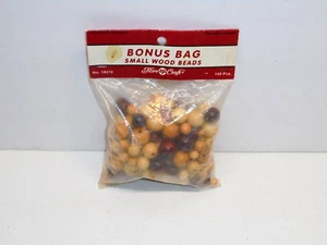 Vintage Bastel Holzperlen 150 Stück sortiert - Bild 1 von 2