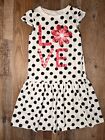 Jumping Beans Girls size 7 ~ Polka dot LOVE Dress 