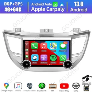 10.1 inch 4+64GB Android 13 Car Stereo Radio For Hyundai Tucson ix35 2015-2018 - Picture 1 of 22