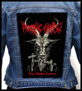 ROTTING CHRIST - Thy Mighty Contract --- Huge Jacket Back Patch Backpatch  - Picture 1 of 2